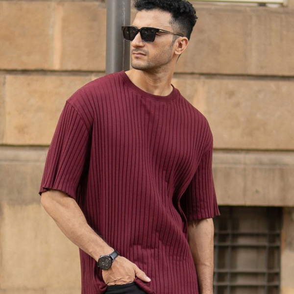 Men Polo Collar T-shirt
